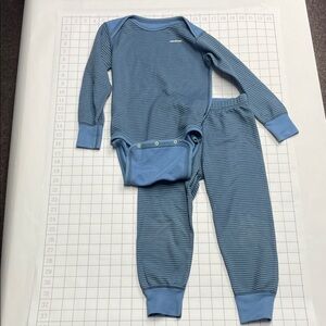 Patagonia Light Blue Performance Baselayer